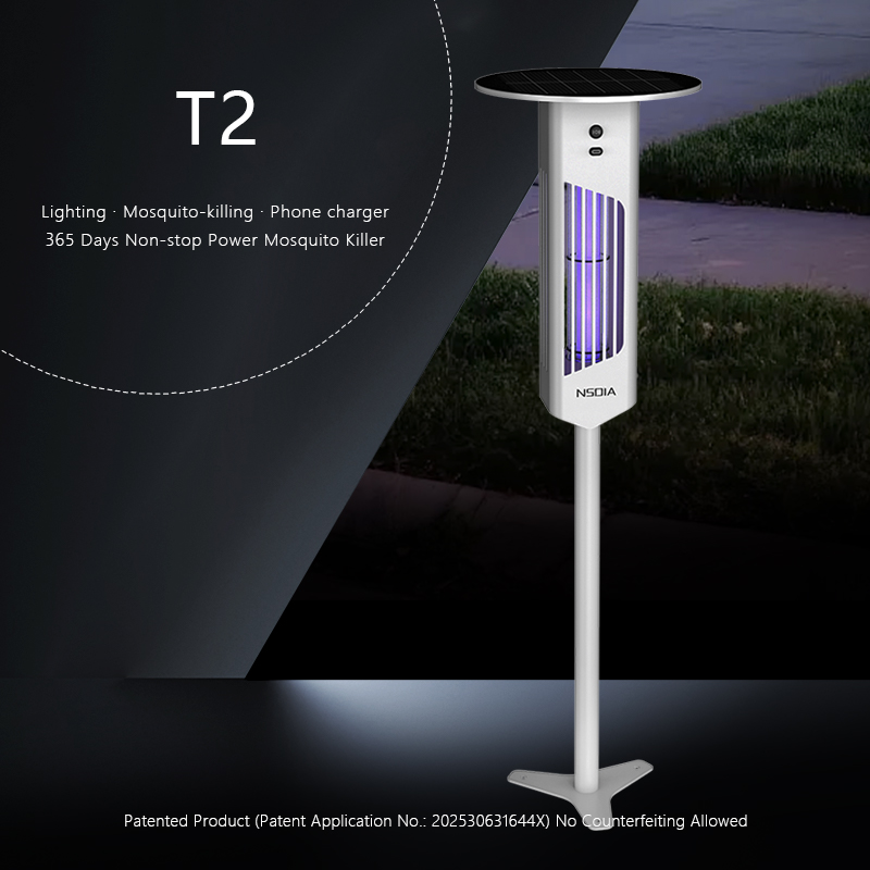 Solar-powered Mosquito-killing Lamp